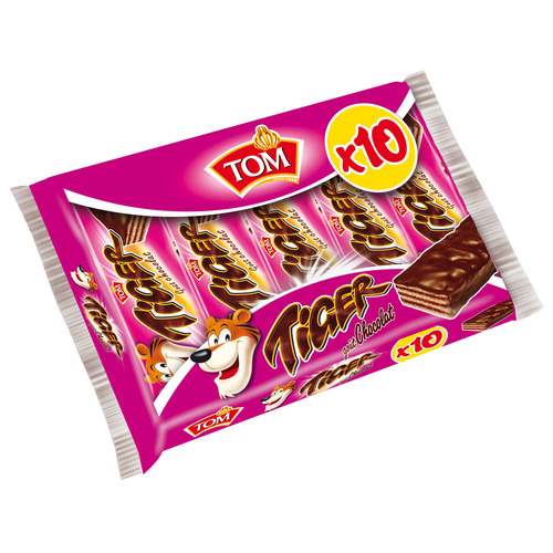 Groupage de 10 tiger chocolat