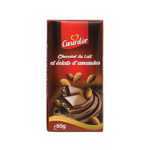 Chocolat au lait amandes
