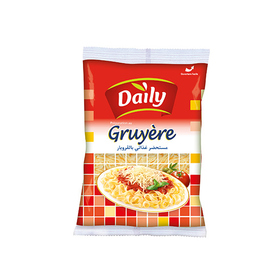 Préparation alimentaire rapé au gruyere