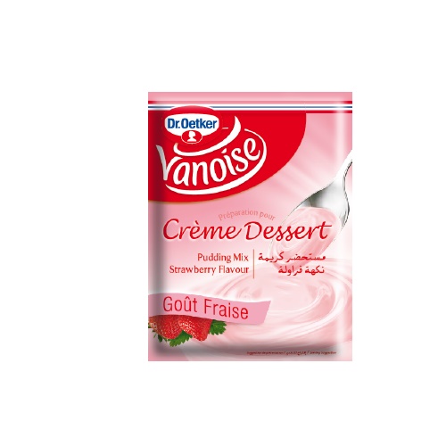 Poudre à crème fraise