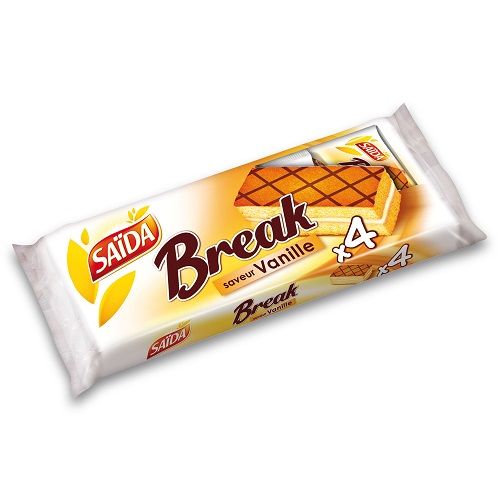 Lot de 4 cakes break vanille
