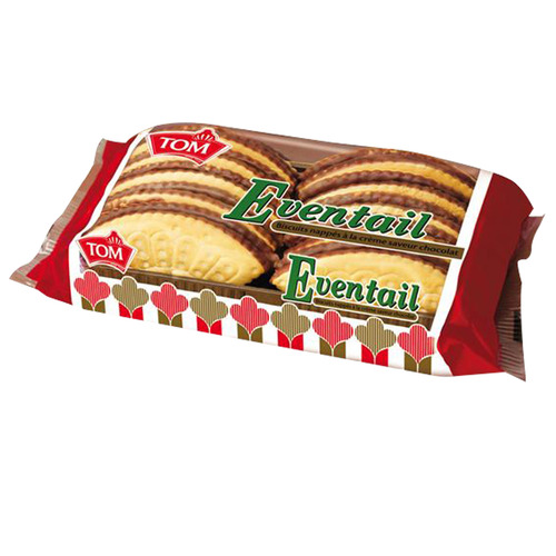 Biscuit chocolat éventail