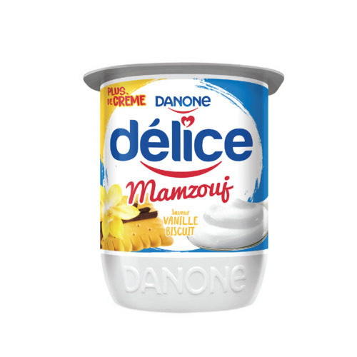 Yaourt brassé vanille biscuit