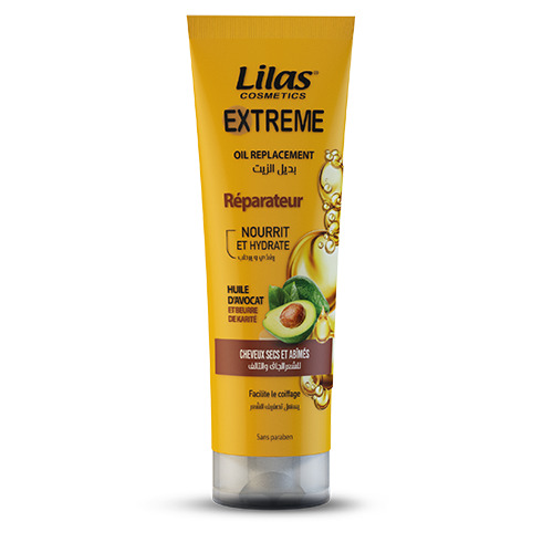 Huile extreme femme cheveux sec abimé jaune