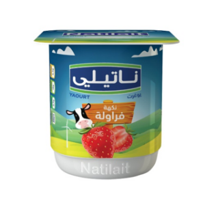 Lot de 6 yaourts goût fraise