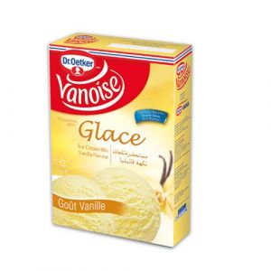 Préparation glace vanille