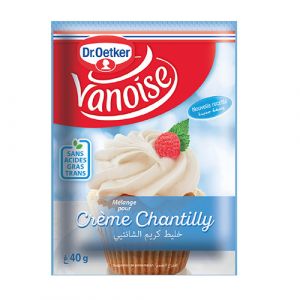 Préparation pour crème chantilly