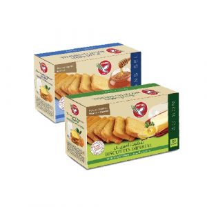 Lot de 2 biscottes sans sel