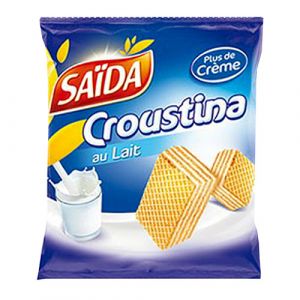 Gaufrette croustina lait
