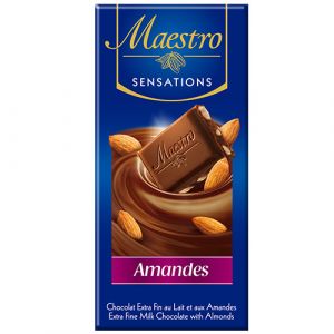 Chocolat au lait amande