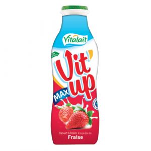 Yaourt à boire fraise