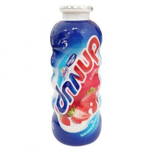 Yaourt à boire fraise