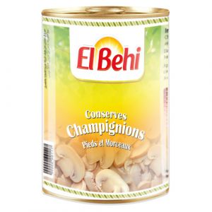 Lot de conserve champignons