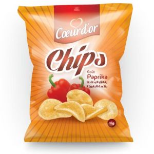 Lot de 3 chips paprika