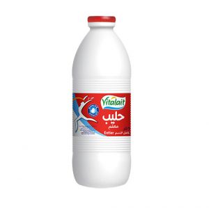Lait entier bouteille