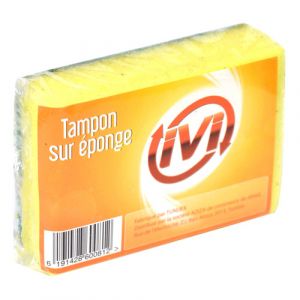 Tampon sur éponge