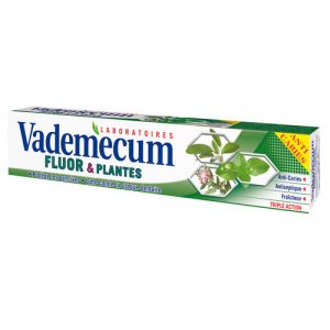 Dentifrice fluor et plantes