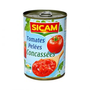 Tomate pelée entier