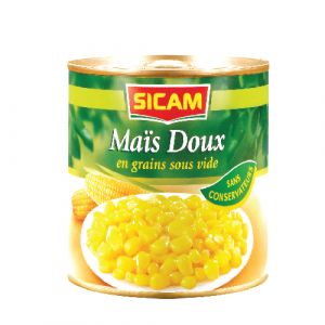 Mais en grain sous vide