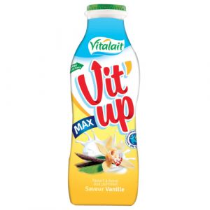 Lot de 4 yaourts à boire vanille