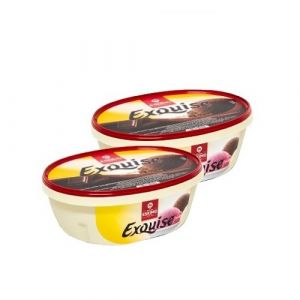 Lot de 2 barquettes glace chocolat