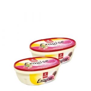 Lot de 2 barquettes glace fraise