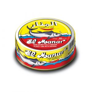 Thon en miettes à la harissa