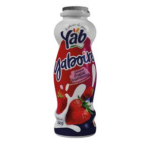 Yaourt à boire fraise