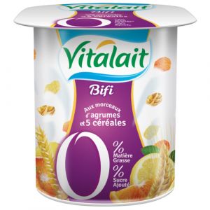 yaourt Bifi céréales agrumes