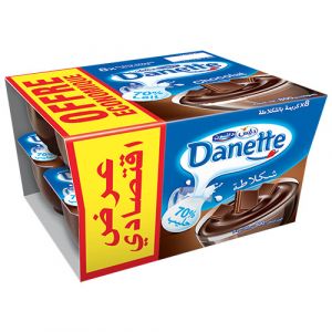 Lot crème dessert danette chocolat 