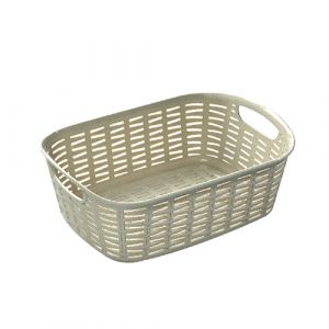Panier rotin en plastique