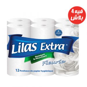 Lot de 12 rouleaux papier hygiénique