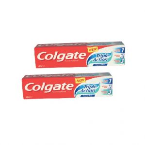 Lot de 2 dentifrices triple action