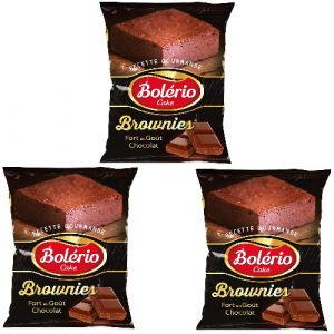 Lot de 3 cakes brownies