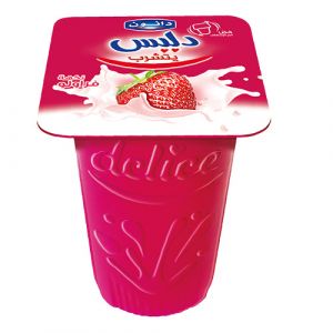 Yaourt à boire fraise