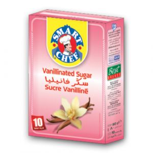 Lot de 10 sachets sucre vanille