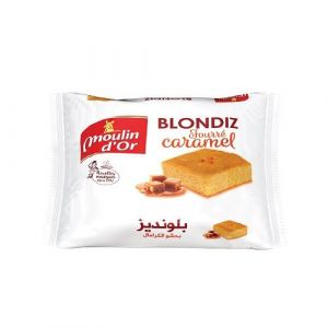 Lot 6 cakes blondiz gout caramel  