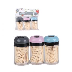 Lot de 3 boites cure dents