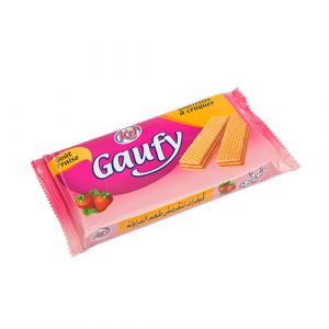 Lot de 2 Gaufrettes fraise 