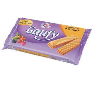 Lot de 2 Gaufrettes fruit de bois 