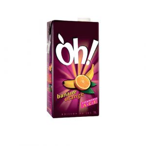 Jus banane et orange