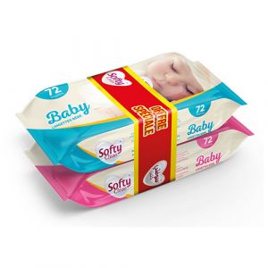 Lot de 2 lingettes bébé