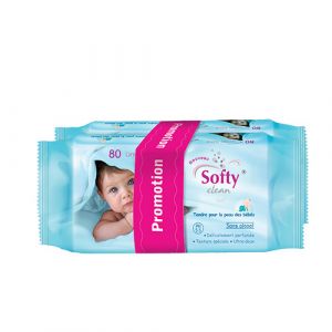 Lot de 2 lingettes bébé