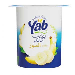 Yaourt aromatisé banane