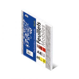 Lot de 100 feuilles blanches A4