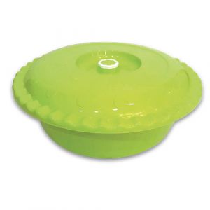 Bassine avec couvercle en plastique