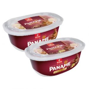 Lot 2 barquettes de glaces caramel