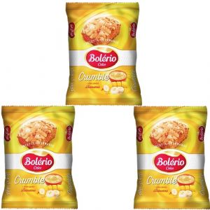 Lot de 4 cakes crumble banane