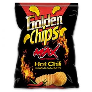 Lot 2 golden chips max hot chili  