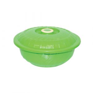 Bassine avec couvercle en plastique
